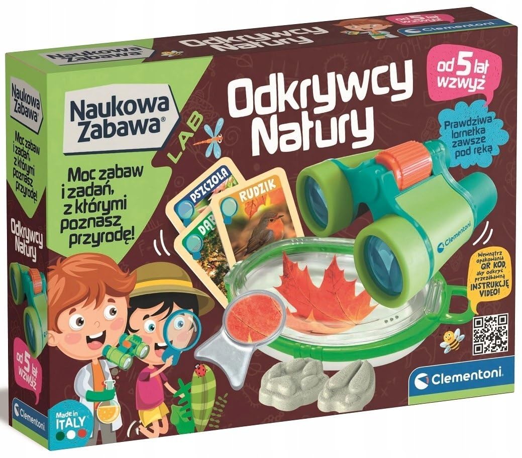 Clementoni Lab-Praktykant Zestaw Eksperymentów Naukowych, Odkrywca, gra Naukowa dzieci 5 lat+, Laboratorium, Made in Italy, Wielobarwny, Średni - 50714
