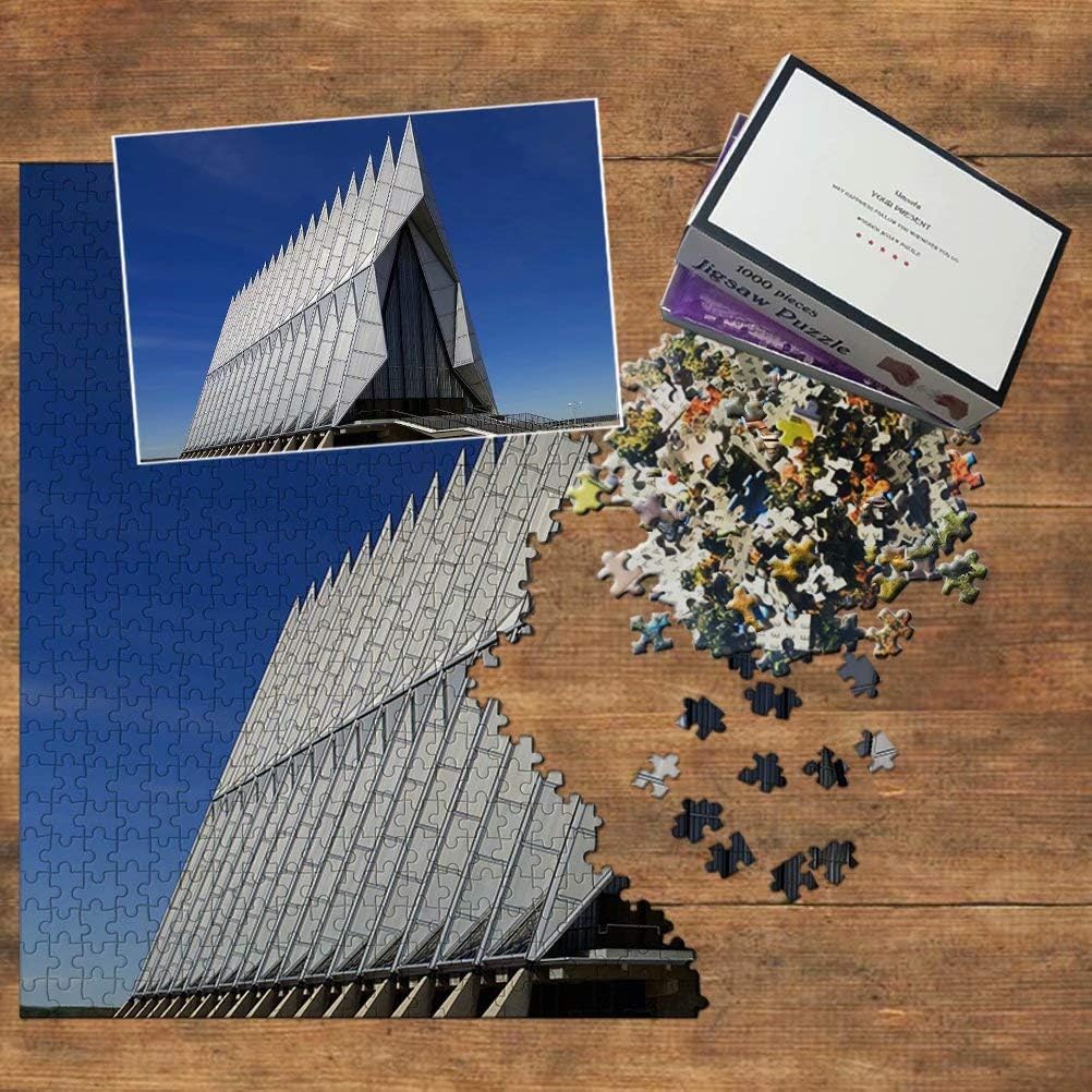 USA America Colorado Springs Air Force Academy Jigsaw Puzzle 1000 Piece Travel Souvenir Wooden