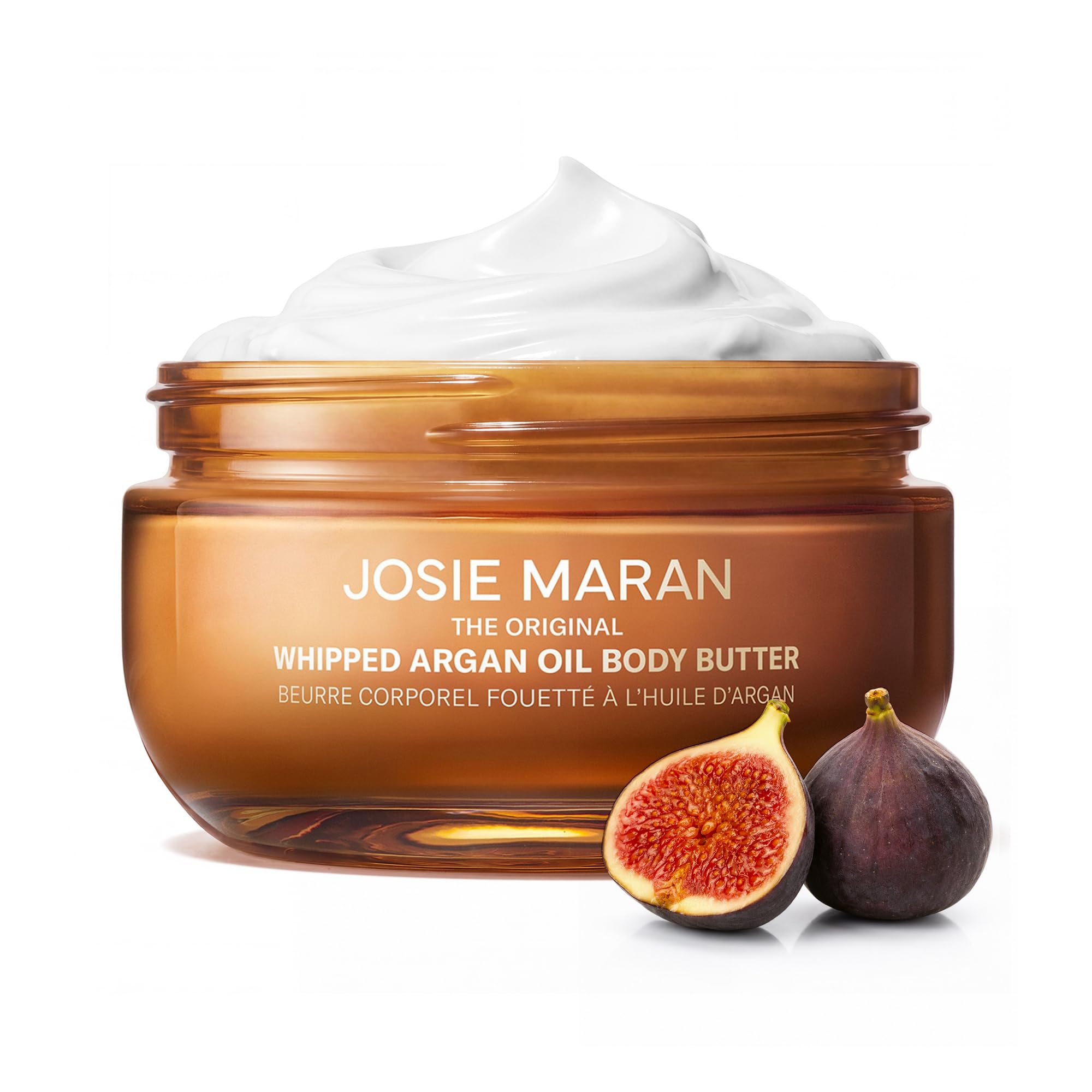 Josie Maran Whipped Beurre corporel ultra hydratant à l'huile d'argan (240 ml, Vanilla Peach)