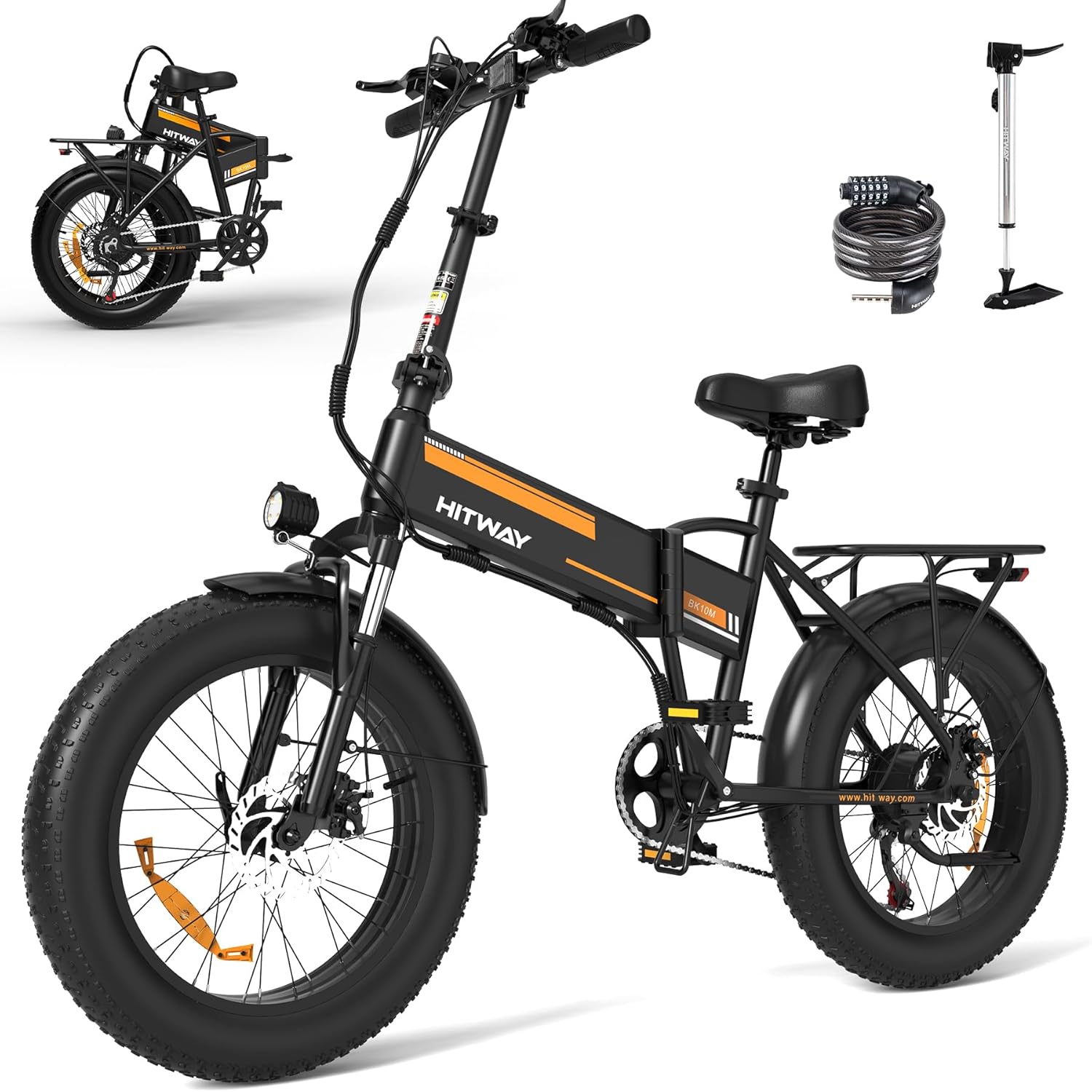 HITWAY Electric Bike for Adults 20″ x4.0 Fat Tire Electric Bicycle with 750W Motor, Foldable Ebkie with 48V 12AH Removable Battery E Bike Long Range 20-55mile with 7 Gears, UL2849 Certified HITWAY Electric Bike for Adults 20″ x4.0 Fat Tire Electric Bicycle with 750W Motor, Foldable Ebkie with 48V 12AH Removable Battery E Bike Long Range 20-55mile with 7 Gears, UL2849 Certified