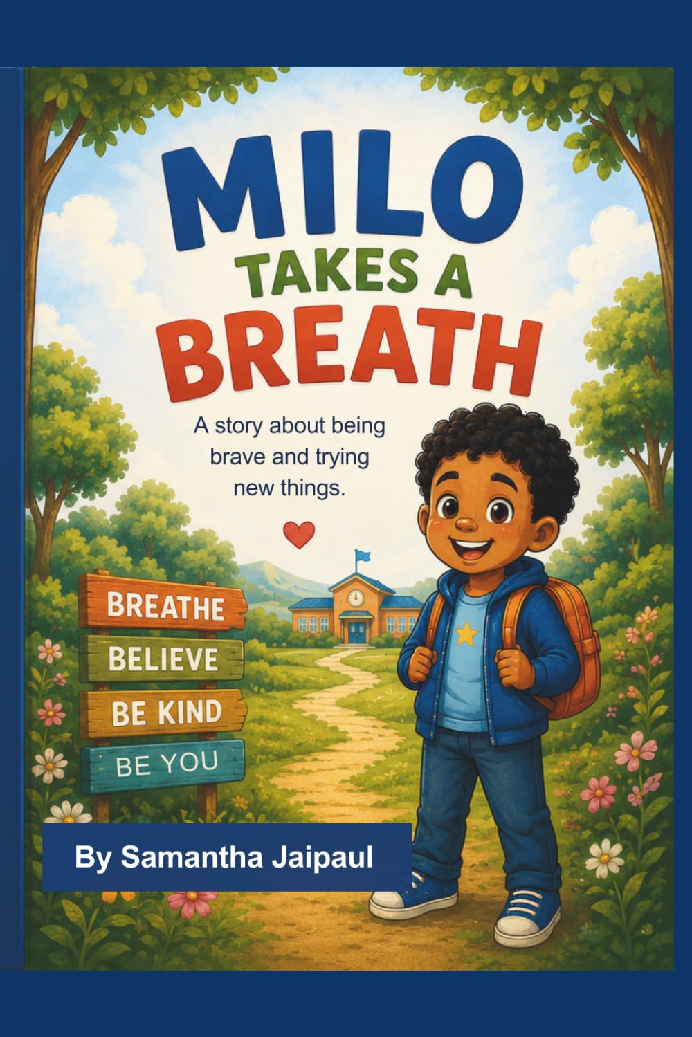 Milo Takes a Breath: A Children's Book About Courage, Feelings & First-Day Jitters