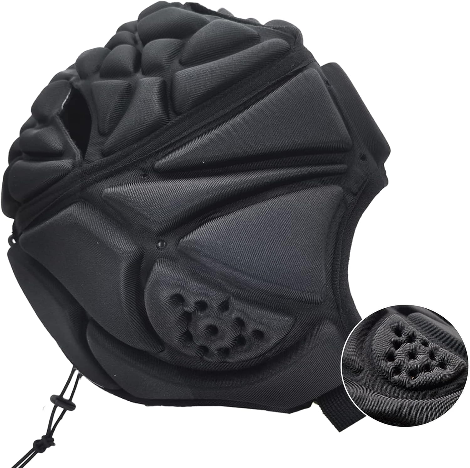 VAYEAH Soft Shell Football Helmet Scrum Cap 7v7 Rugby Helmet Foam