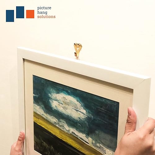 Miniatura 5 de Perchas pesadas de 50 libras  Paquete de 20  Perchas de fotos para paredes de yeso  Ganchos para colgar cuadros