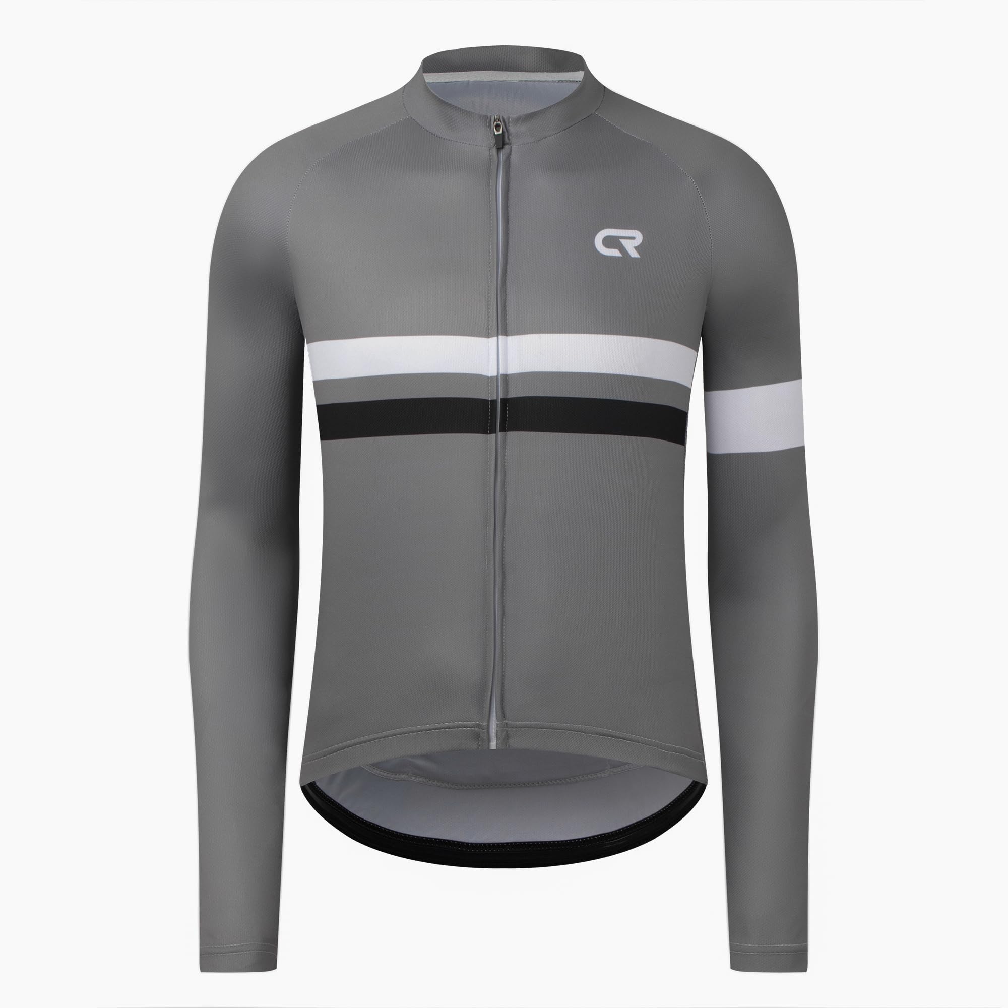 Coconut Ropamo CR Long Sleeve Cycling Jersey Mens, 3+1 Zipper Pockets Bicycle Tops Quick Dry Breathable Biking Shirt