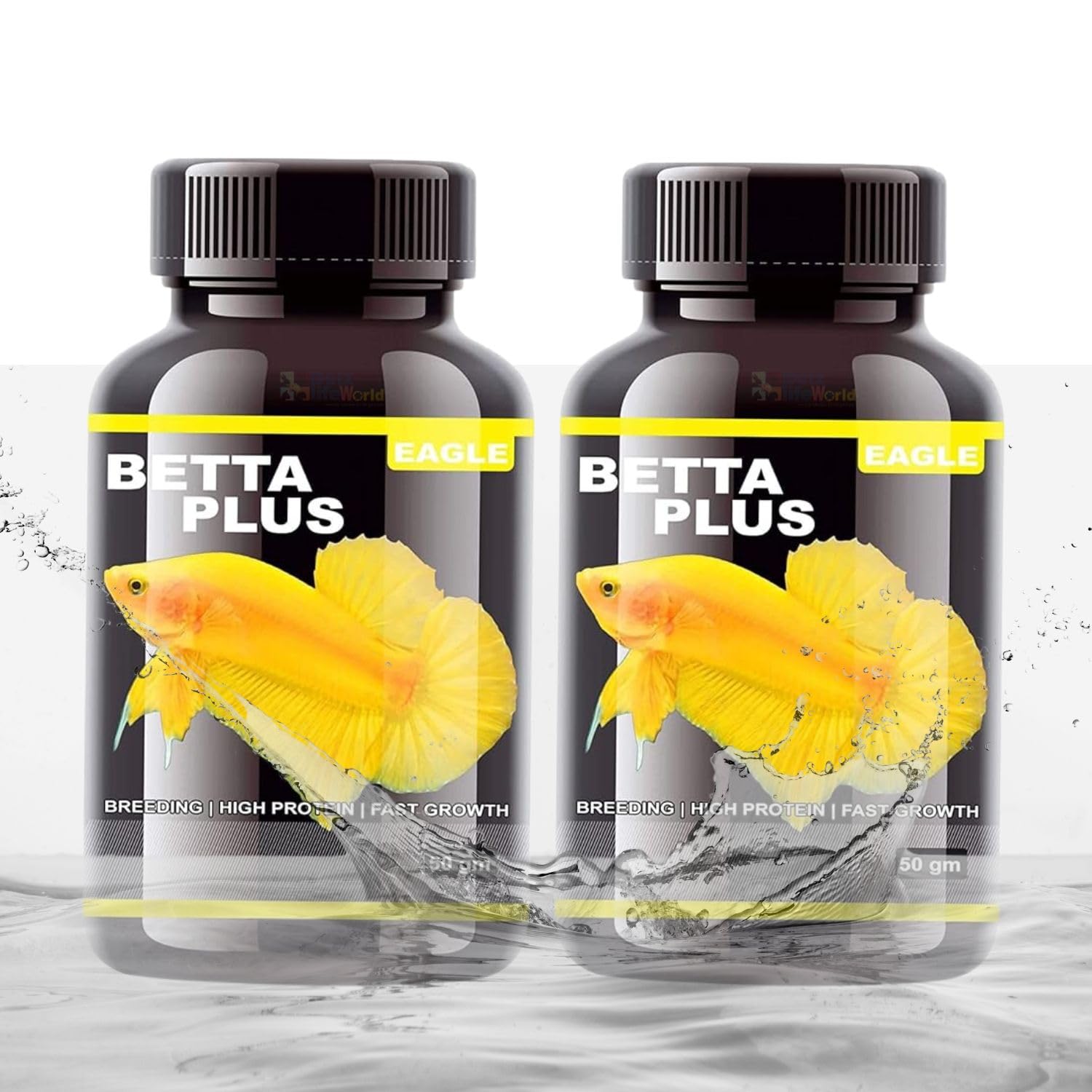 Eagle Betta Plus Pack of 2 (50g*2) Aquarium Fish Food | Ideal for All Types of Betta Fish (Breeding, High Protein, Fast Growth) (B0D1QBTJC3) Amazon Price History, Amazon Price Tracker