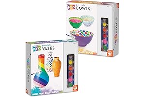 MindWare Paint Your Own Porcelain Vases and Bowls