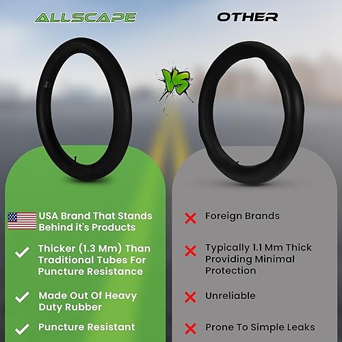 Miniatura 5 de HEB - Tubo de bicicleta de servicio pesado para neumáticos Ebike - Tubo interior resistente a pinchazos para neumático de bicicleta de 20 x 4 26 x