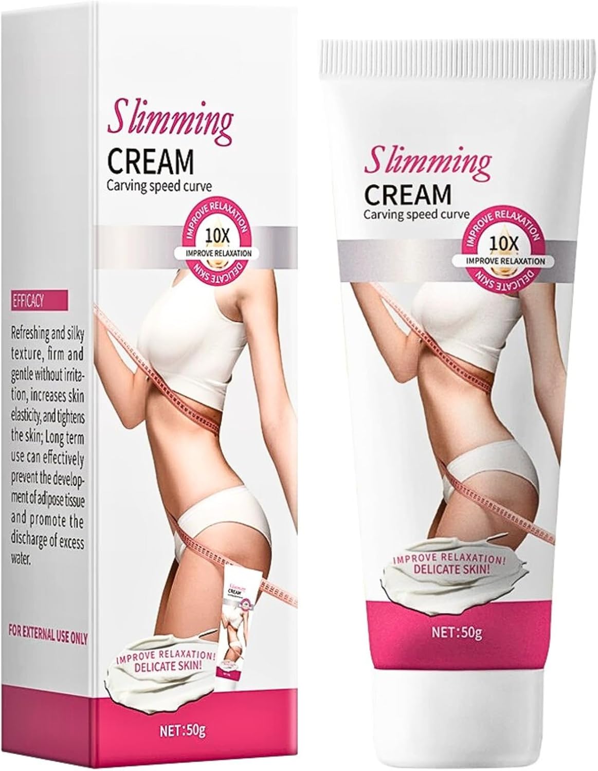 Fat Burning Cream for Women – Skin Tightening Body Shaping Cream with Cellulite Remover – Belly Fat Burner & Cellulite Cream for Loose Skin – Fast-Acting Slimming Cream for Weight Loss & Smooth Skin