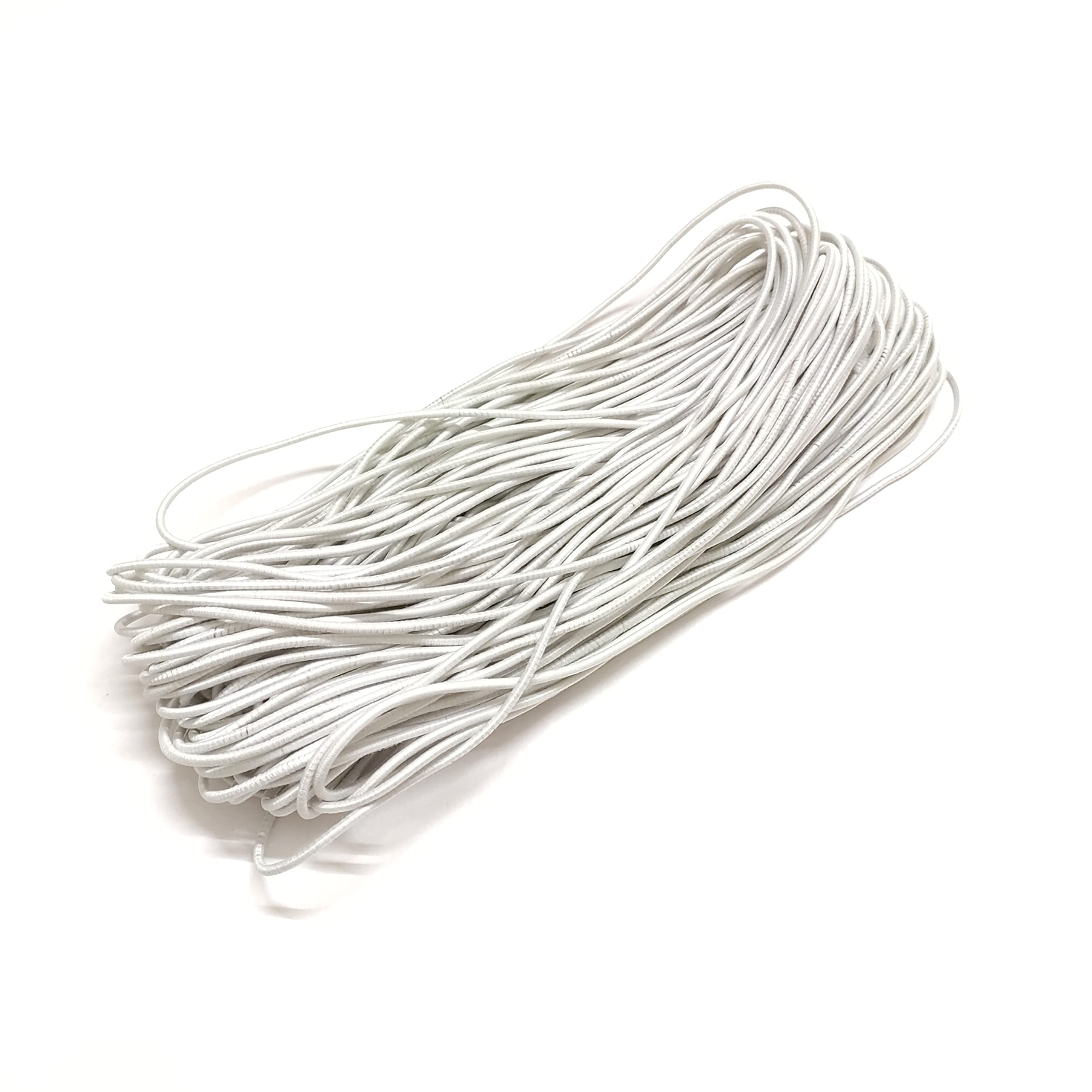 Round Elastic for Scrunchies(0.2cm), DIY Work, Tailoring Purpose (21 Meter in 2 to 3 Pieces)