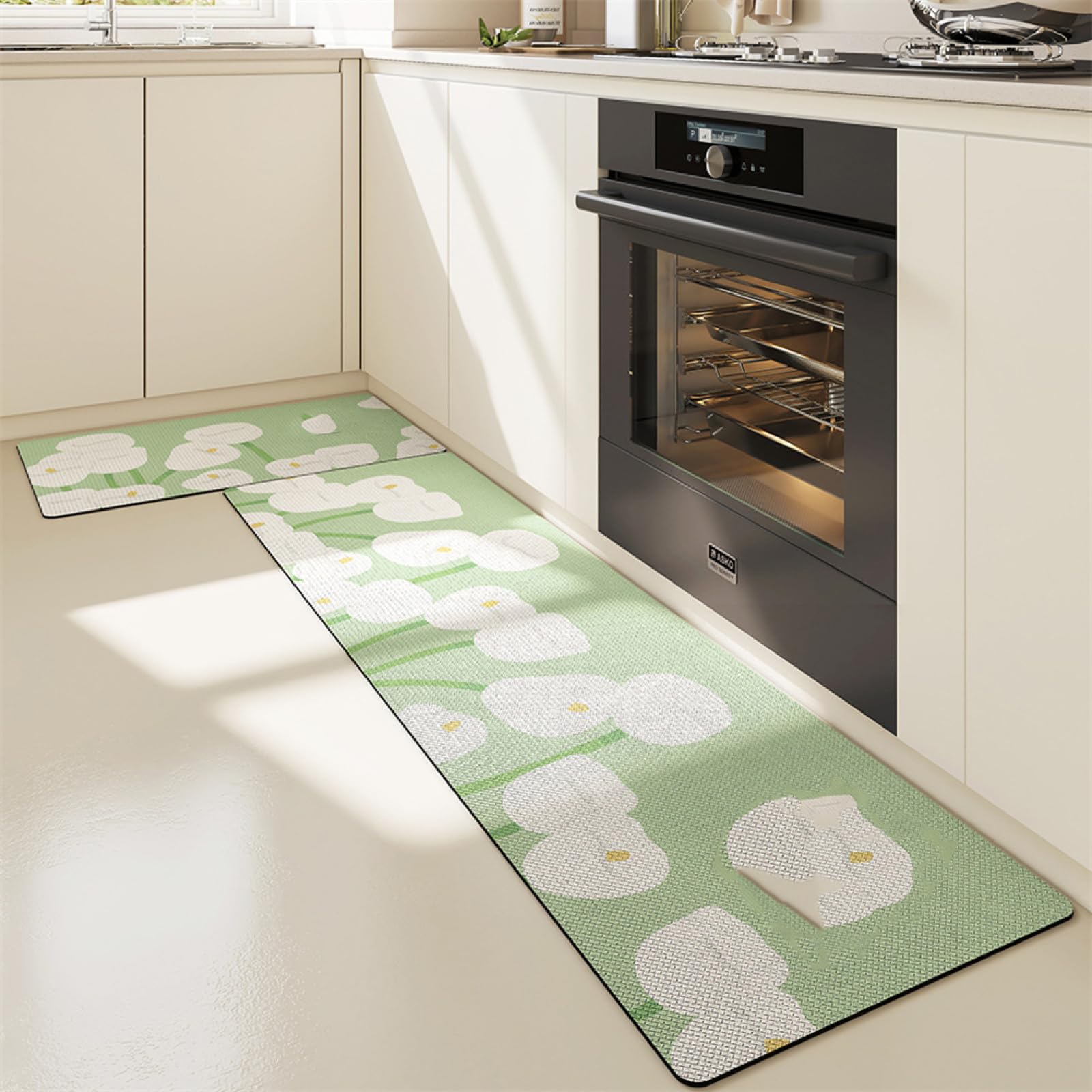 Tapis cuisine antidérapant lavable lot de 2 grands tapis de sol cuisine couloir