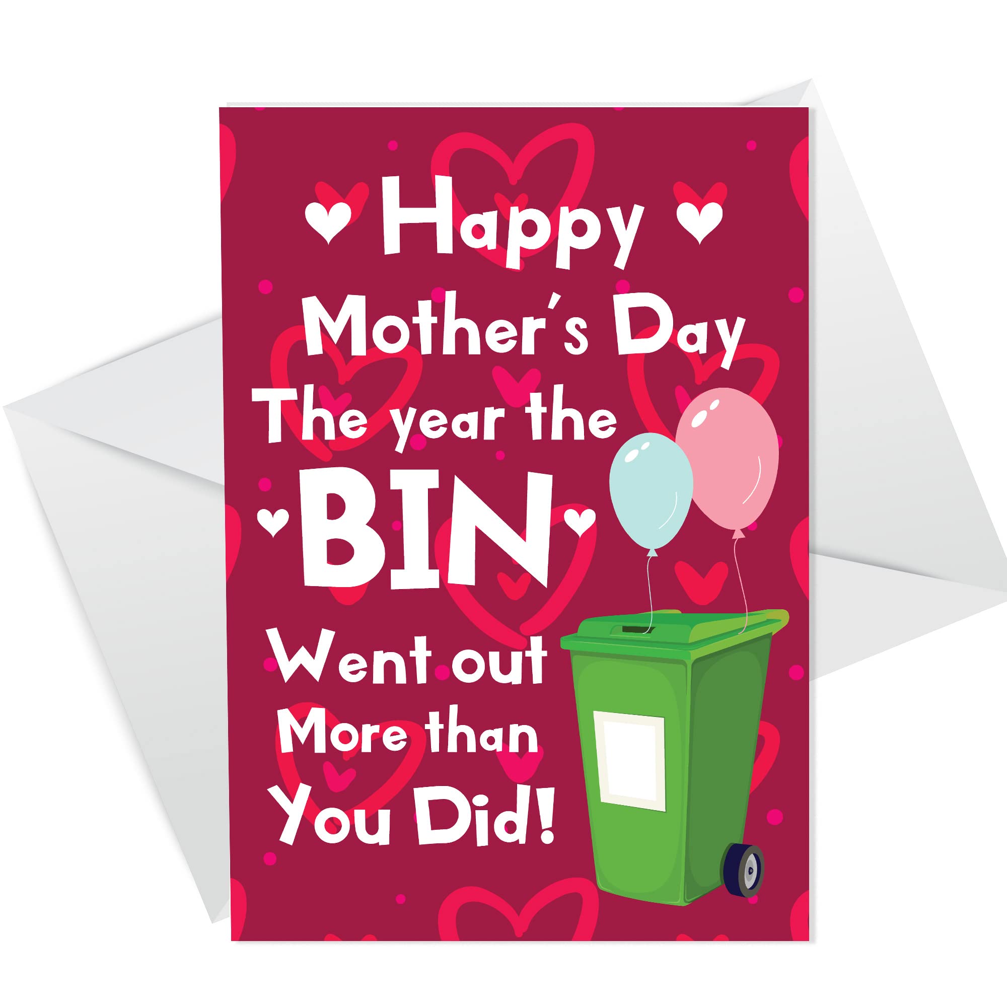 RED OCEAN Funny Mothers Day Card For Mum Mummy Lockdown Novelty Mother's Day Card