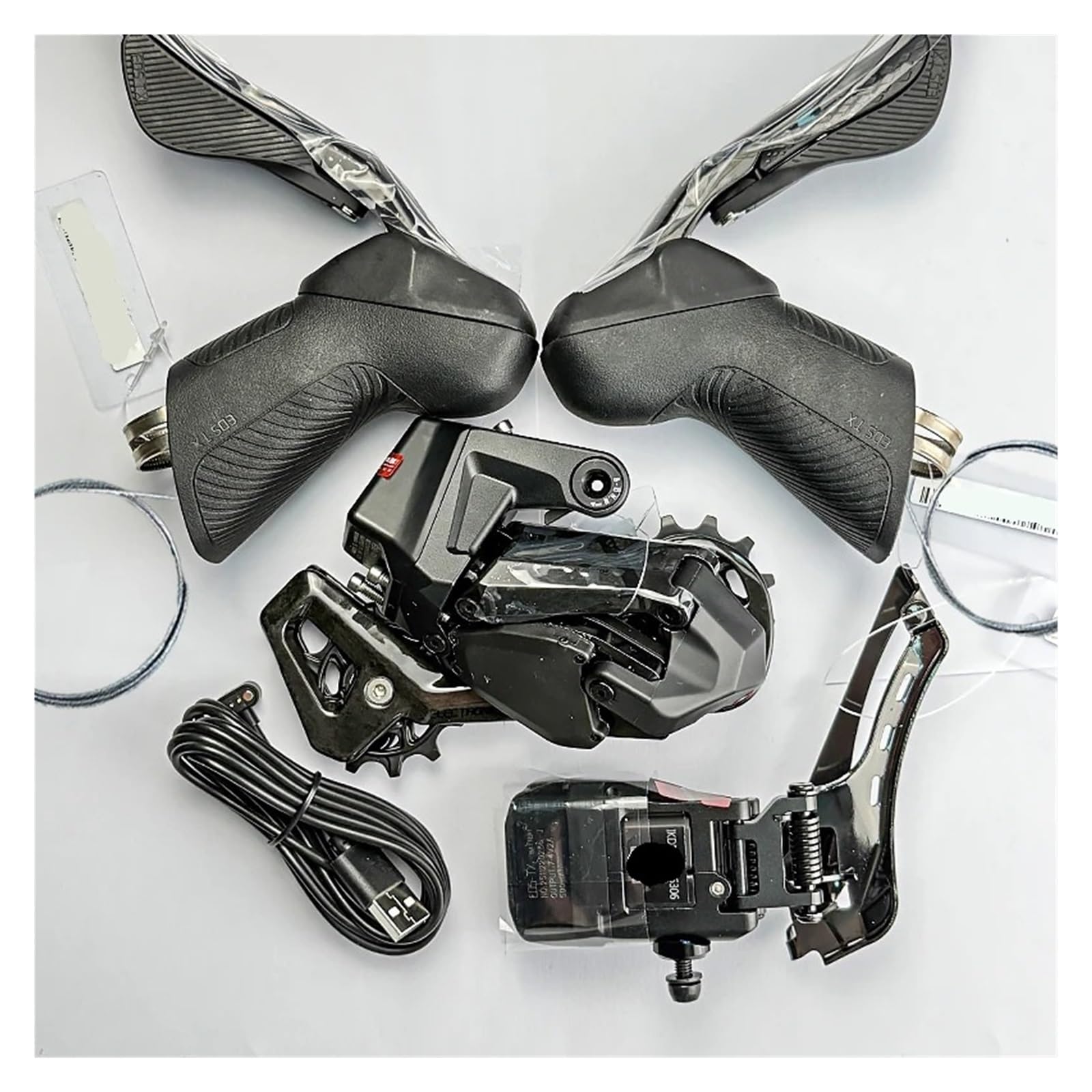 Compatible con el desviador Trasero Delantero del Grupo de Bicicleta Carretera EDS TX