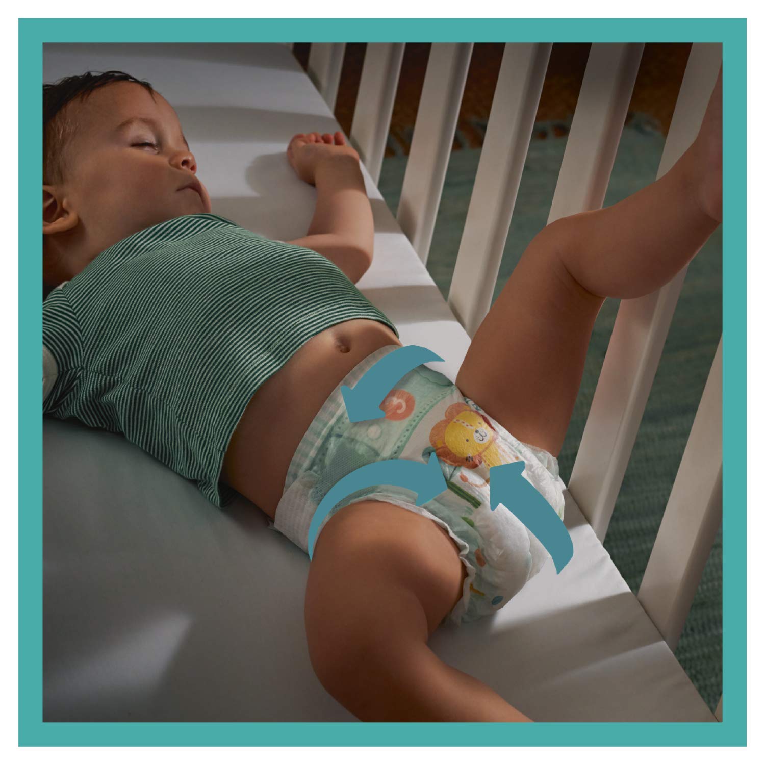 Pampers 81715587 Baby-Dry Pants pieluchy, białe, 2,23 kg