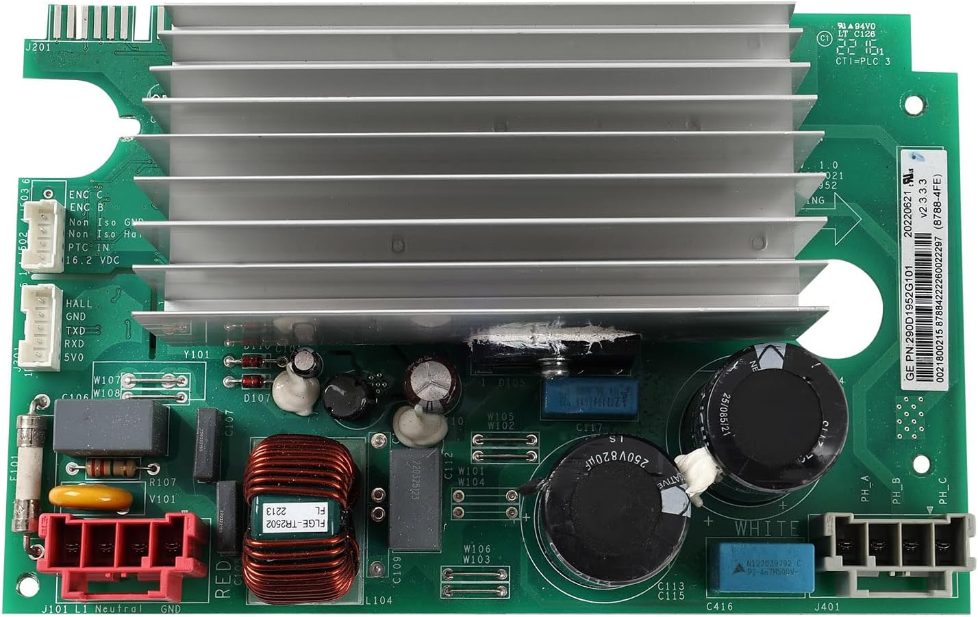 New WH22X35837 Inverter Control Board Compatible with GE Replaceable WH22X38837 WH22X29531 WH22X32059 WH22X32957 WH22X34657- Energy Efficient and Durable