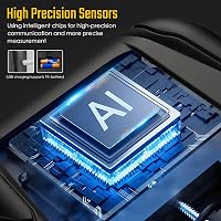 Jinlaili Digitális kézerőmérő markolat edző 264 lb 120 kg LED kijelző USB töltőkábel fekete 4