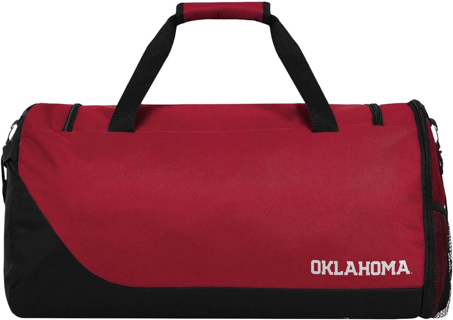 FOCO Oklahoma Sooners NCAA Solid Big Logo Duffle Bag