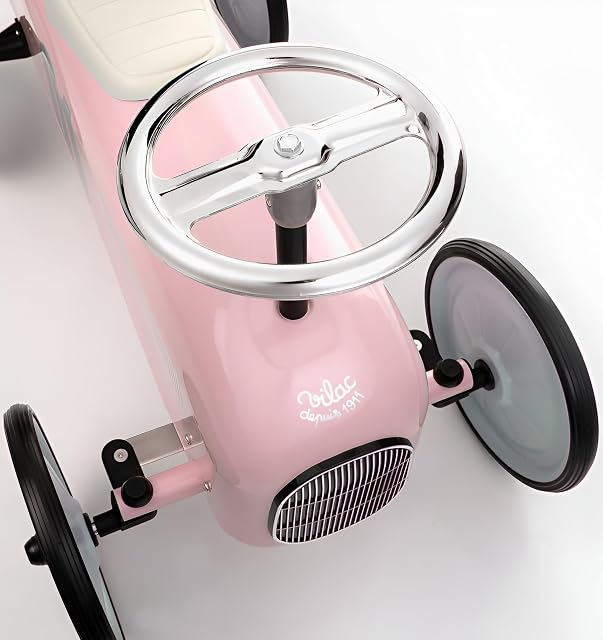 Foto 6 de 8 de Vilac- Porteur Voiture Vintage Rose Tendre Aviones, Color Rosa (1127)