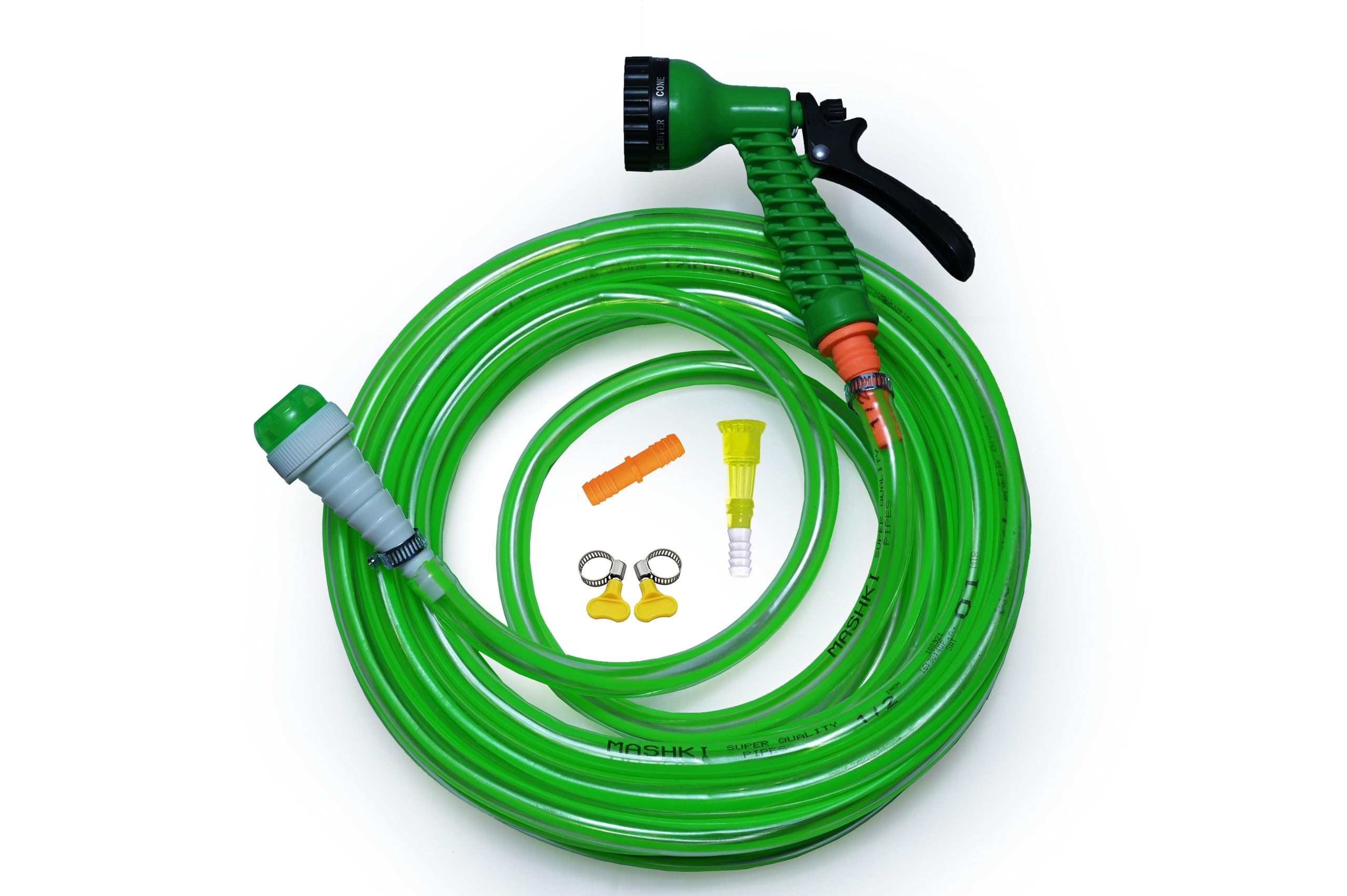 Mashki 1/2 Inch Premium Water Hose Pipe With Water Sprayer For Gardening, Car Washing, Home Use Etc (10 Meter (32.5 Feet)) (B0D1314RP5) Amazon Price History, Amazon Price Tracker