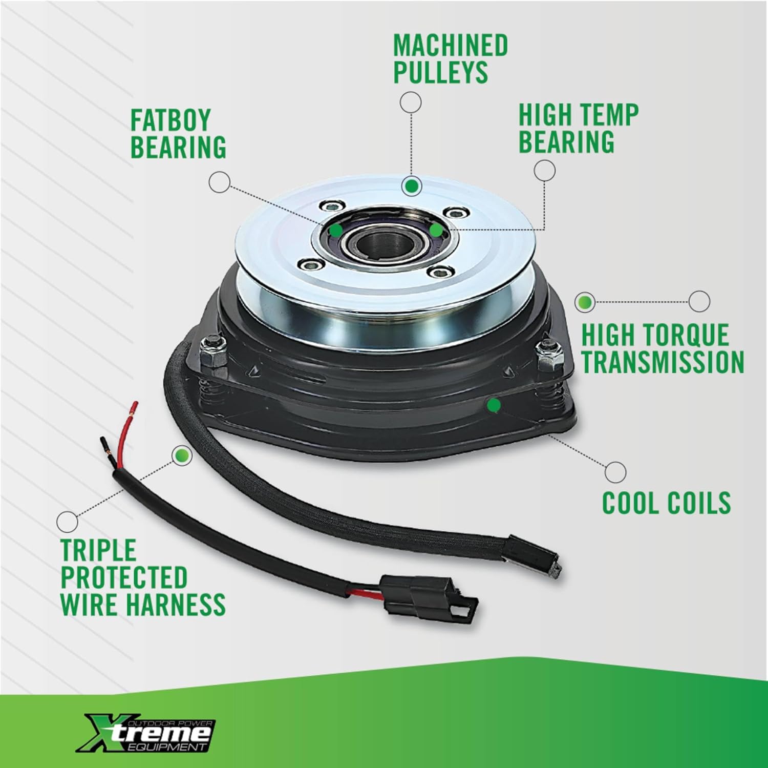 Xtreme Outdoor Power Equipment X0661 PTO Clutch Compatible with/Replacement for Ariens 992806, 992807 and 992808 Pro-Zoom, EverRide 992406, 992407 and 992408 Warrior, Gravely 992220, 992221 00180923
