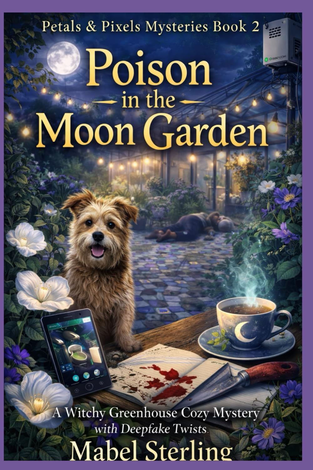 Poison in the Moon Garden: A Witchy Greenhouse Cozy Mystery with Deepfake Twists (Petals & Pixels cozy Mysteries)