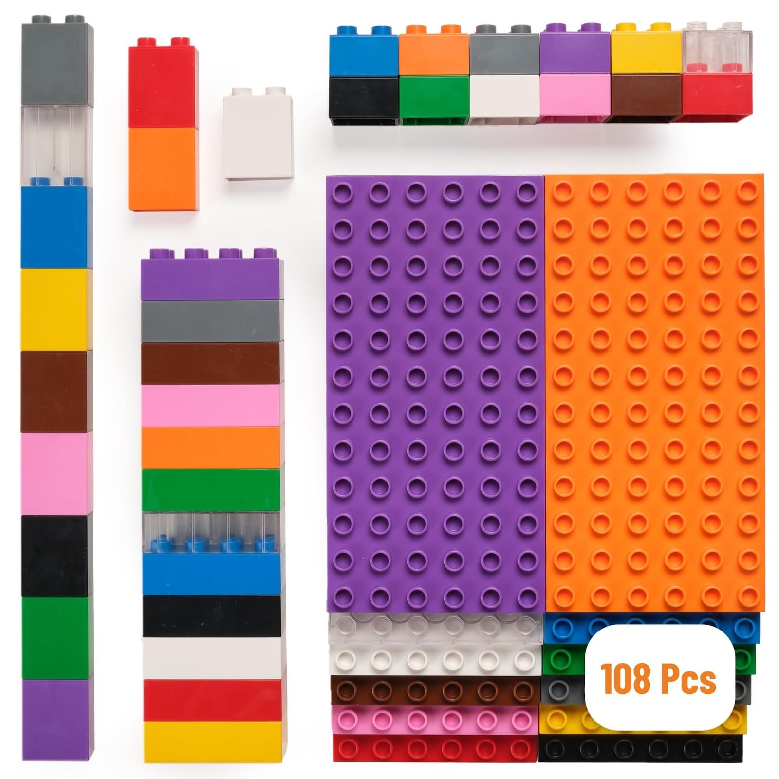 Amazon.com: Strictly Briks Brick Tower Toy Building Set