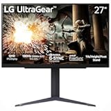 27GS75QX-B 27-inch Ultragear QHD &lpar;2560x1440&rpar; Gaming Monitor&comma; 180Hz &lpar;O&sol;C 200Hz&rpar;&comma; 1ms&comma; IPS&comma; NVIDIA G-SYNC Compatible&comma; AMD FreeSync&comma; HDR10&comma; Tilt&sol;Height&sol;Pivot Stand&comma; HDMI&comma; DisplayPort&comma; Black
