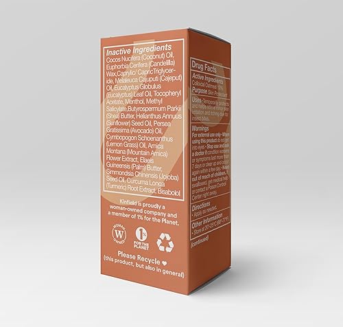 Miniatura 3 de Kinfield Bálsamo de alivio - Bálsamo vegano calmante para picaduras de insectos - Cuidado de la piel libre de crueldad - 0.6 oz  18 g