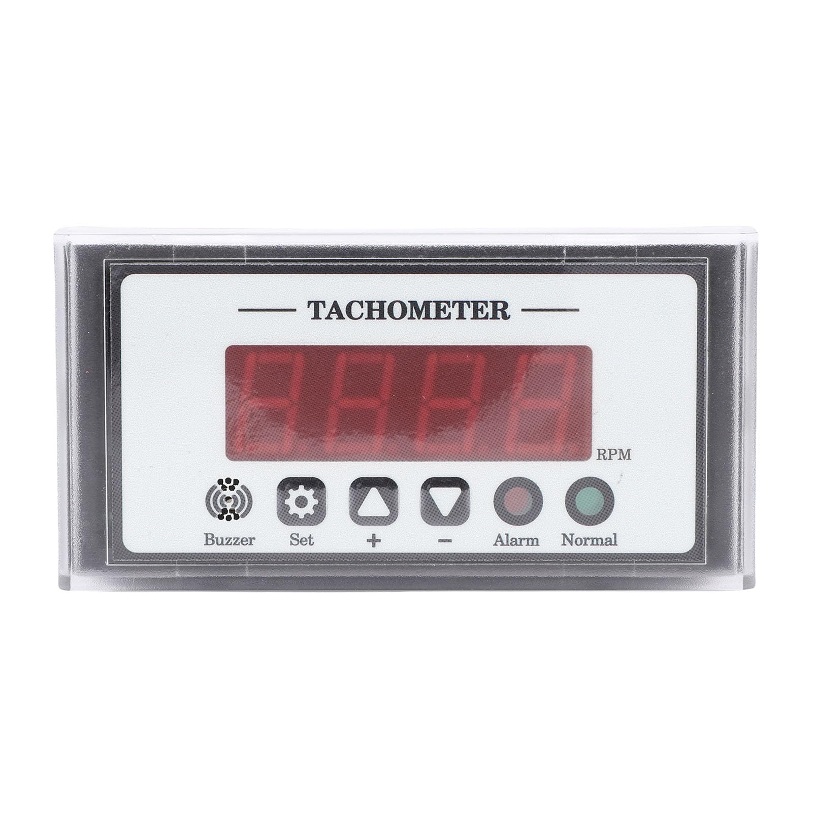 Jectse Tachymètre Numérique LED Efficace, Plage 0-9999, Compteur de Vitesse pour les Professionnels des Convoyeurs de Tour