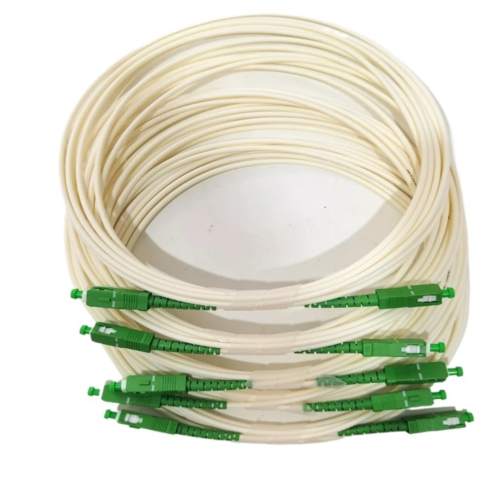 1 pièces SC/APC-cordon de raccordement à fibres optiques jarretière monomode 3.0mm G652A2 LSZH câble de raccordement 1 m/2 m(100Pcs-G657A2-1Mtr)