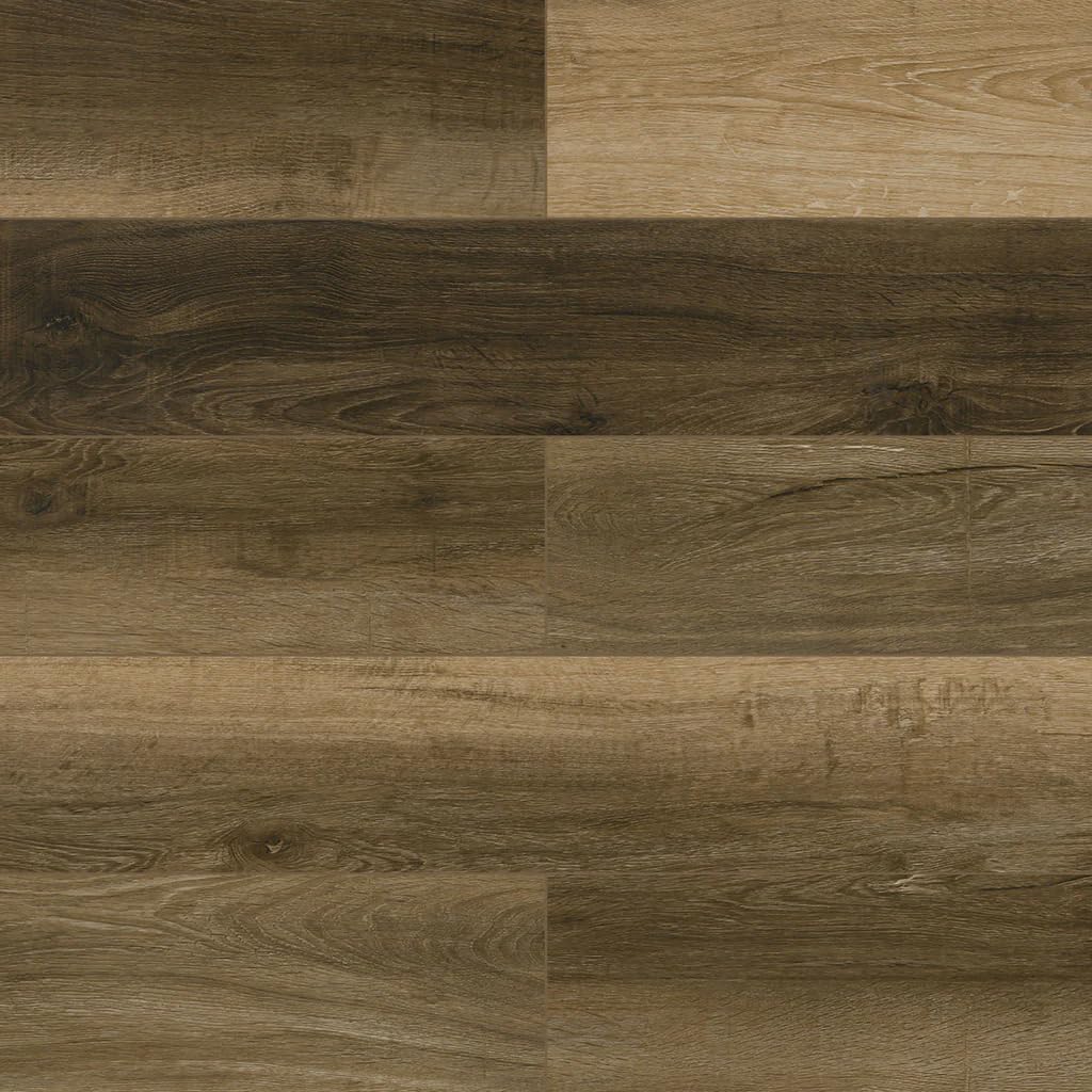 SPC Vinyl Flooring Plank Cut Samples Click‑Lock Rigid Core Waterproof Wood Look from Real Planks DIY Click Installation 20mil Wear Layer,Yellowtail Leaf