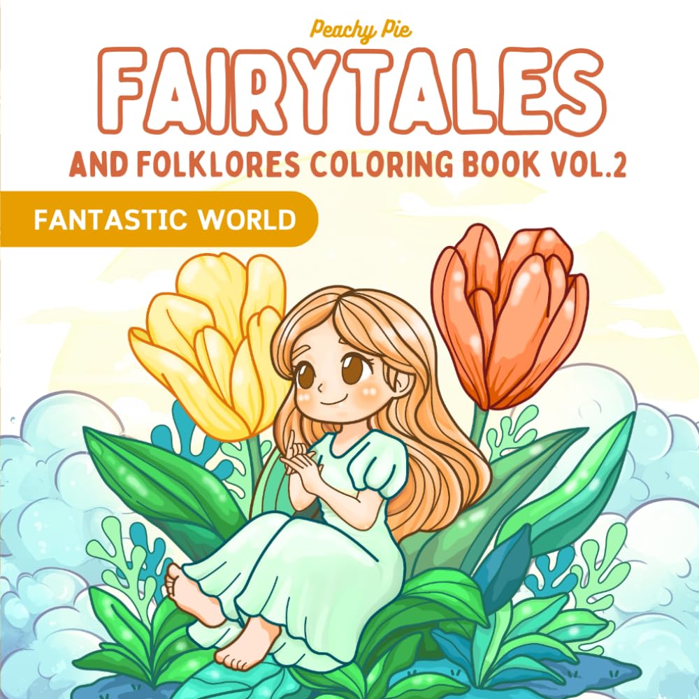 Fairytales and Folklores Coloring Book Vol.2: Whimsical Fantasy Scenes for Adults and Teens (Journey in Fantastic World)