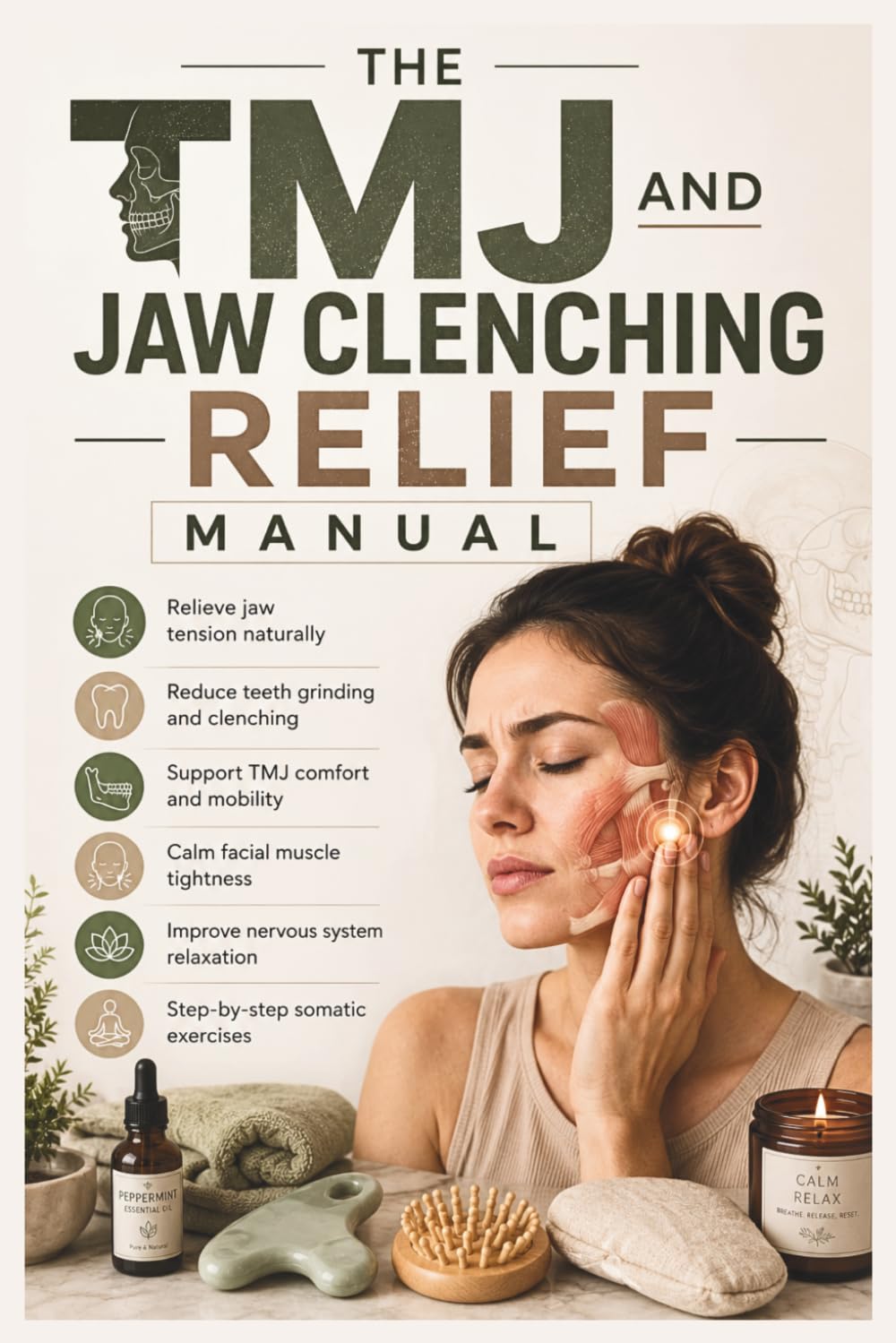 The TMJ and Jaw Clenching Relief Manual: Intra-Oral Massage and Somatic Exercises to Relieve Bruxism and Manage Facial Tension