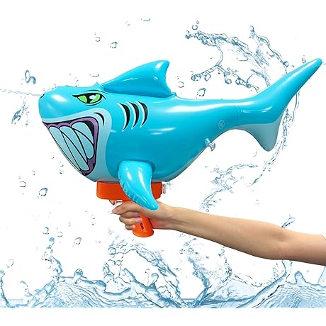 Shark Water Squirter Gun for Kids – Shark Blaster