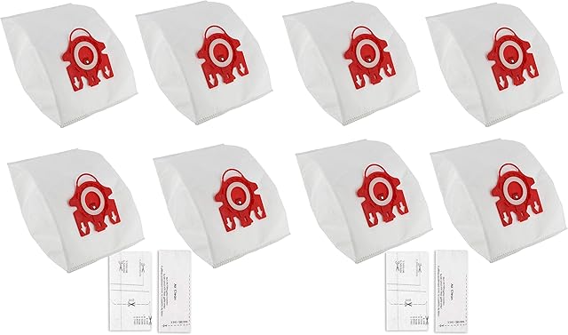FIND A SPARE 8 x Vacuum Bags For Miele HyClean FJM Compact C2 C1 9917710 S700 S4000 and S6000 Series Vacuum Cleaner Pack of 8 Bags 2 x Air Clean Filter 2 x Motor filters