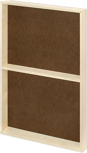 Miniatura 72 de Ampersand Art Supply Panel de pintura de madera: Serie Museo Claybord, 6 "x 6", 3/4 "Perfil acunado Perfil con cuna de 3/4