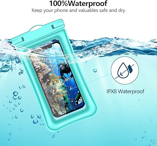 Miniatura 4 de Bolsa flotante universal impermeable para teléfono, IPX8, bolsa seca para teléfono celular, funda impermeable para iPhone 13 12 11 Pro Max SE 2020