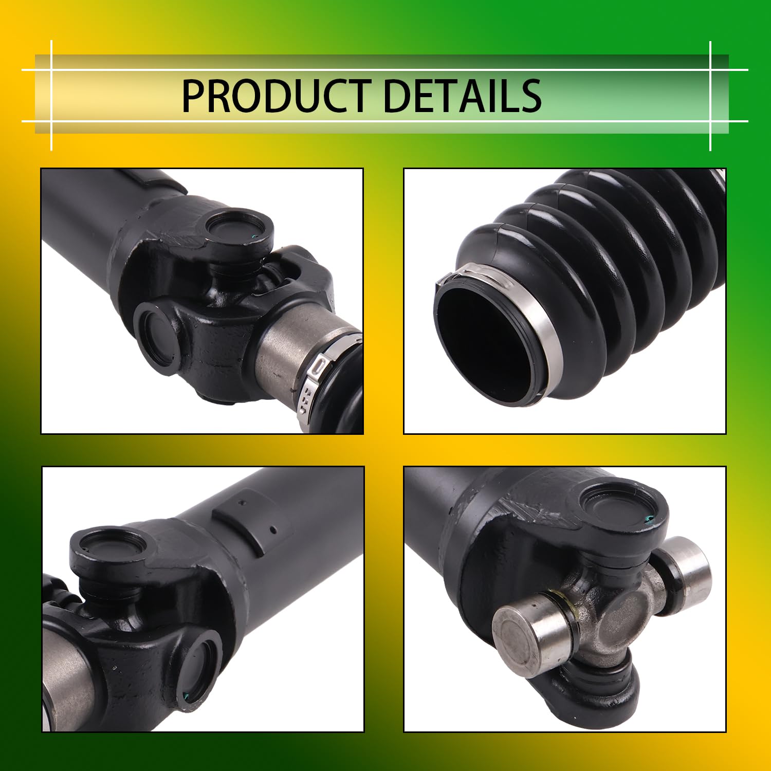 Rear Drive Shaft Prop Shaft Assembly Compatible with Jeep TJ 1997-2006 with Jeep Wrangler 1997-2006 936-070 936070 52098787AB 52098787AC 52098787AD