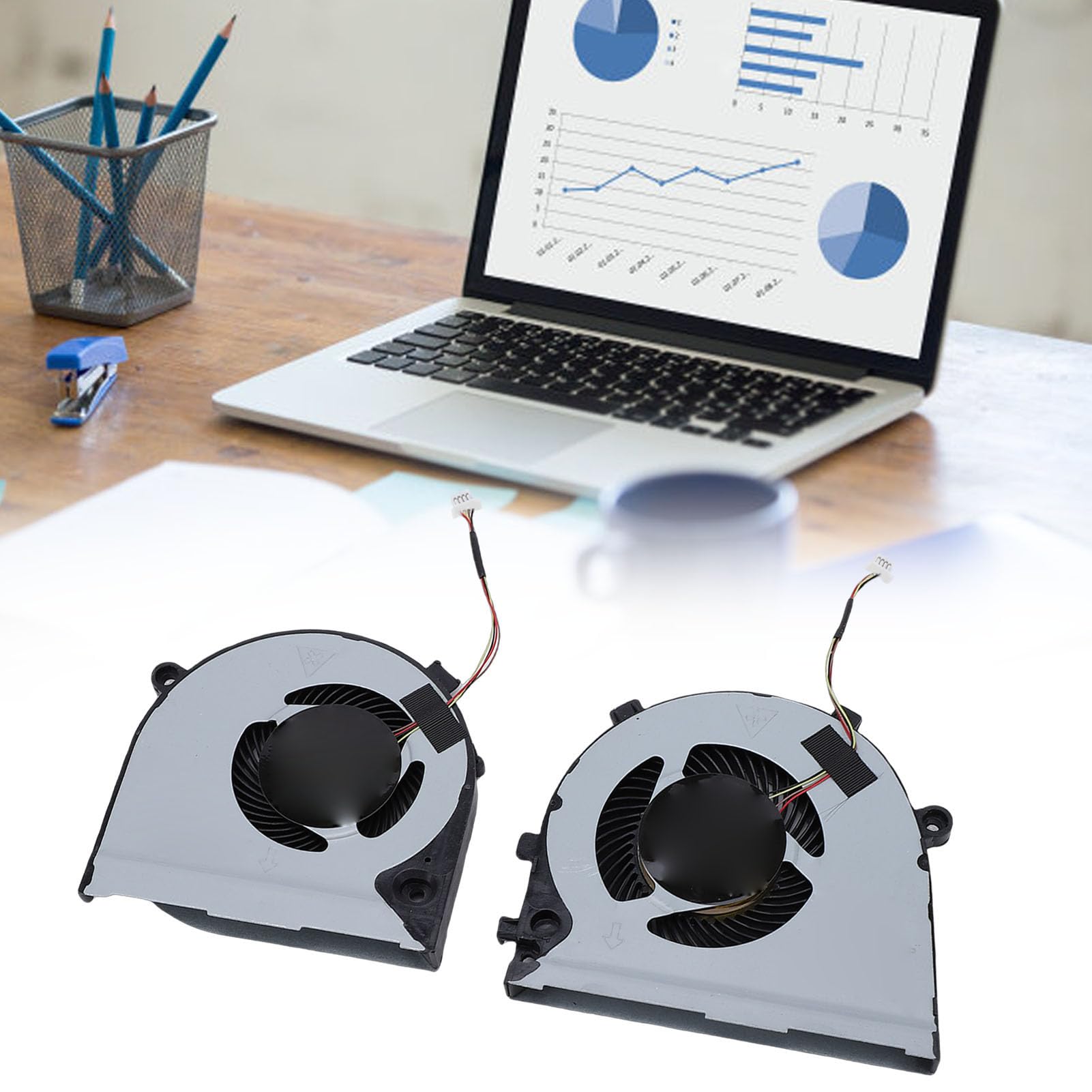 Fabater Ventilateur de Refroidissement Graphique CPU GPU, Ventilateur de Refroidissement Graphique CPU GPU adapté pour Legion Y7000 (81FW) Y7000P (81LD) Y530 15ICH (81FV 81GT 81M7