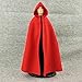 1/6 Red Cloak Cape (with Wire can Pose) for 12
