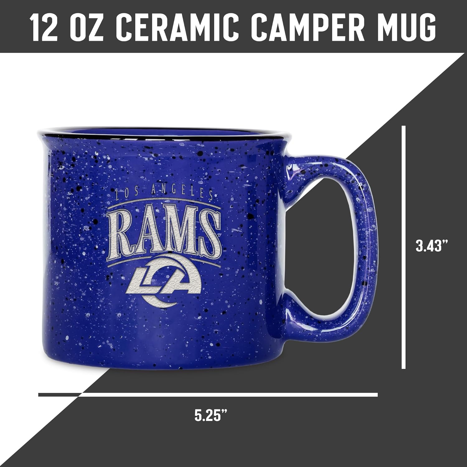 Rico Industries NFL Football San Francisco 49ers Tribute 12oz Laser Engraved Campfire Mug - Image 7