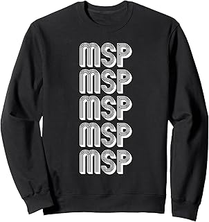 MSP Minneapolis Airport Travel Sweatshirt