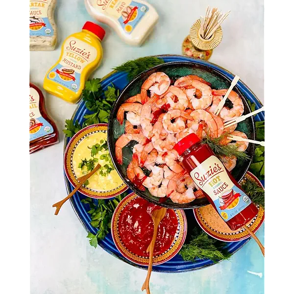 Suzie’s Organic Cocktail Sauce – 8 oz | USDA Organic, Non-GMO, Gluten-Free – Classic Zesty Seafood Sauce with Clean Ingredients – No High Fructose Corn Syrup or Artificial Preservatives 3
