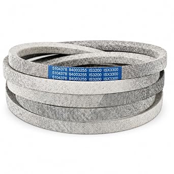 5104378 Mower Deck Belt Made with Kevlar - Compatible with Ferris IS3200Z, ISX3300, SRSZ2, SRSZ3 Lawn Tractors, Replaces OEM 84003255 Drive V-Belt