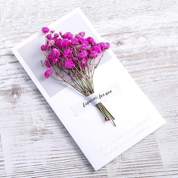 6pcs Greeting Message Paper Invitation Note Teachers Day Cards Vintage Kraft New Year Cards Valentines Day Cards Mom Thank You Flowers Decorative Card Mother