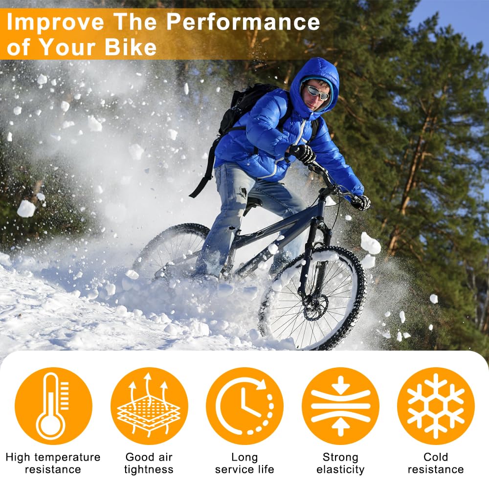 dętki rowerowe 20 x 3,0, pogrubione, 20 cali, z 2 łyżkami do opon, zapasowe dętki do opon MTB/Bike Tires
