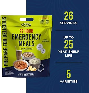 Augason Farms 72-Hour Be Ready Emergency Meal Kit,