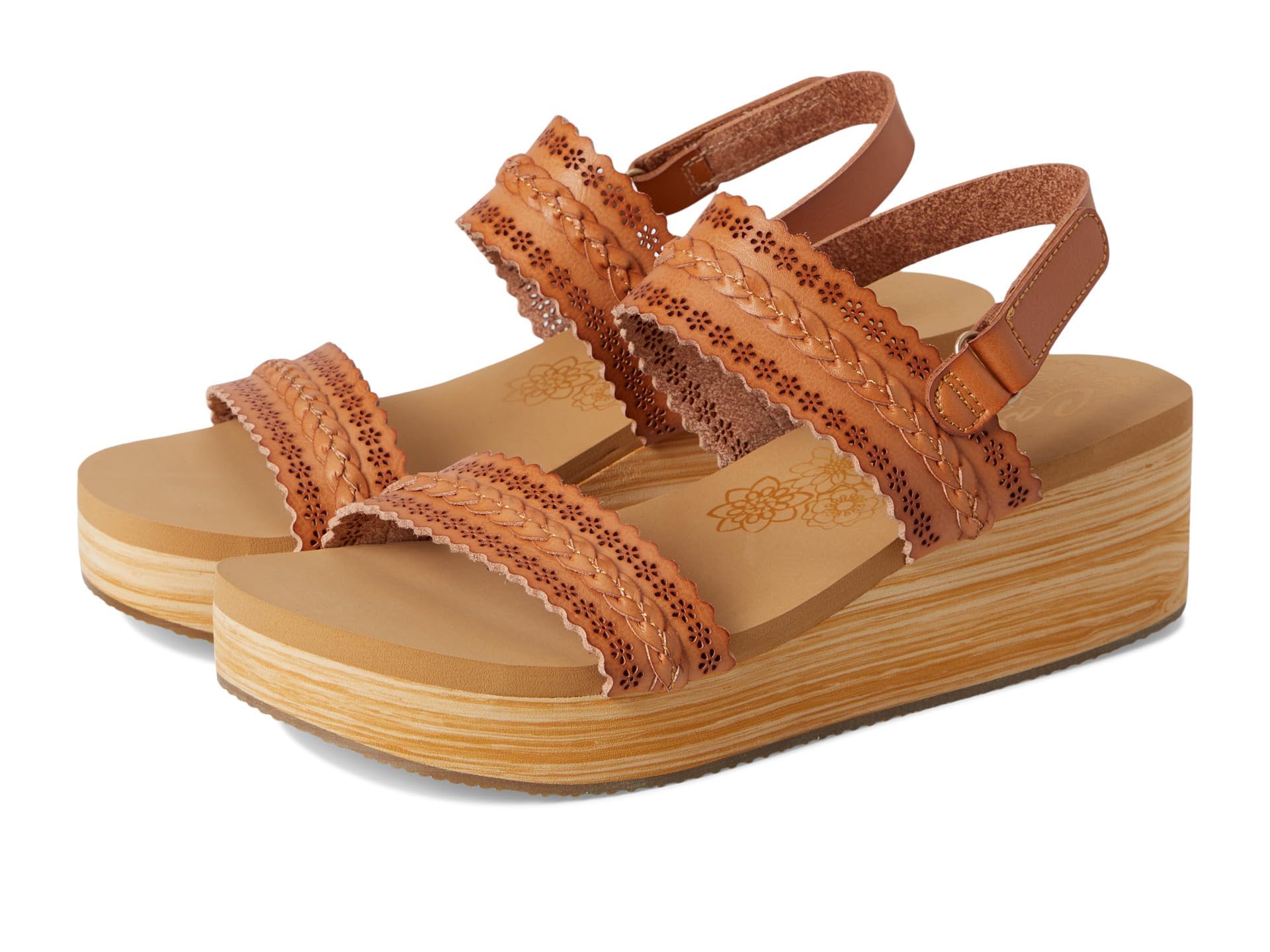 Skechers Damskie sandały na koturnie Summers-Coastal Spacer