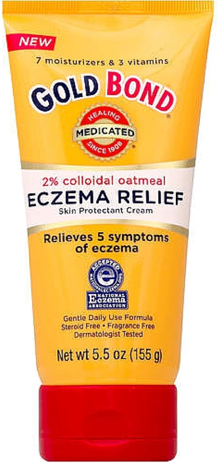 Buy Gold Bond Eczema Relief Cream, 2 Colloidal Oatmeal, 5.5 oz, Pack