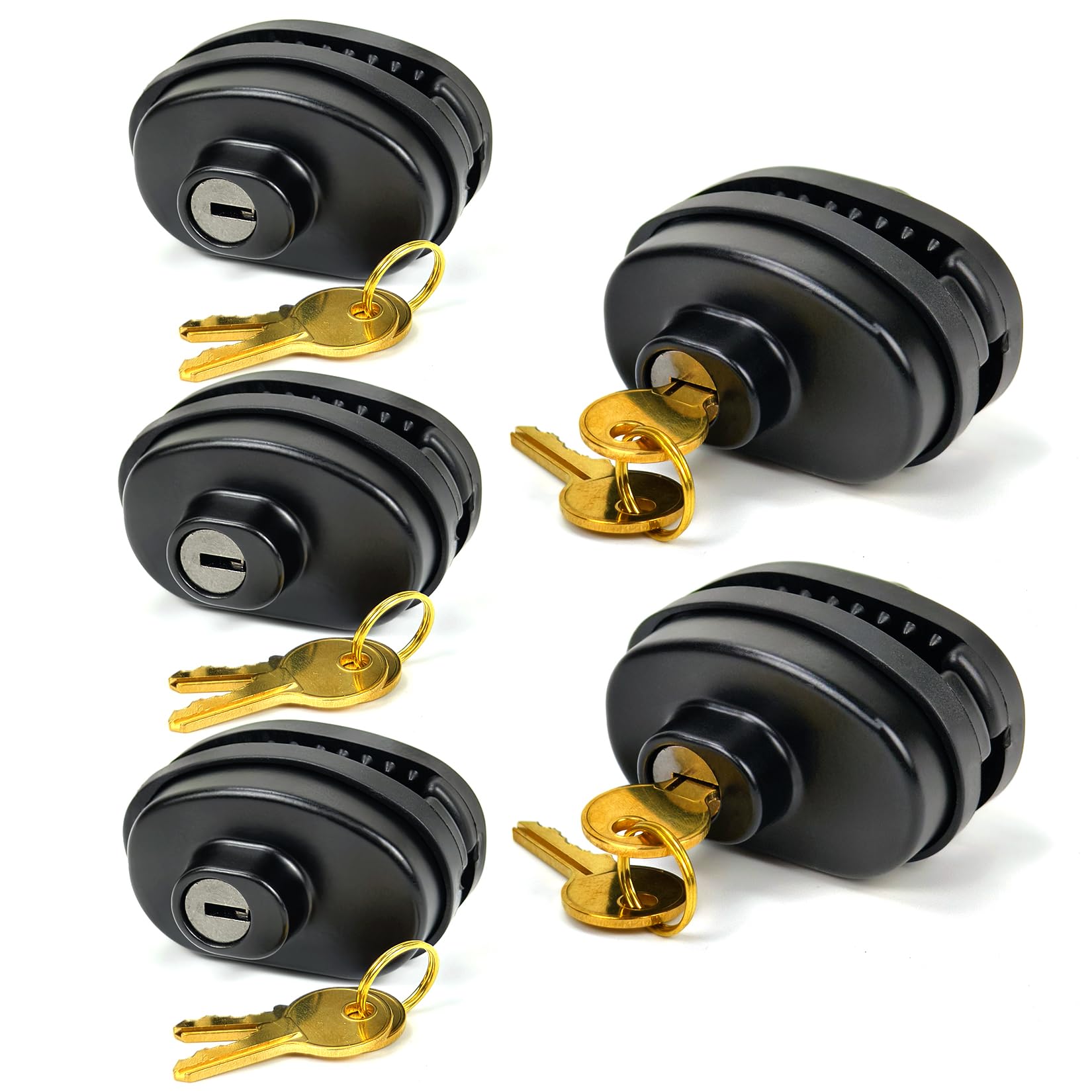 RioRand Keyed Alike Trigger Lock, Adjustable Gun Safety Lock with 2 Brass Keys, Compatible with Most Standard Firearms for Secure Storage