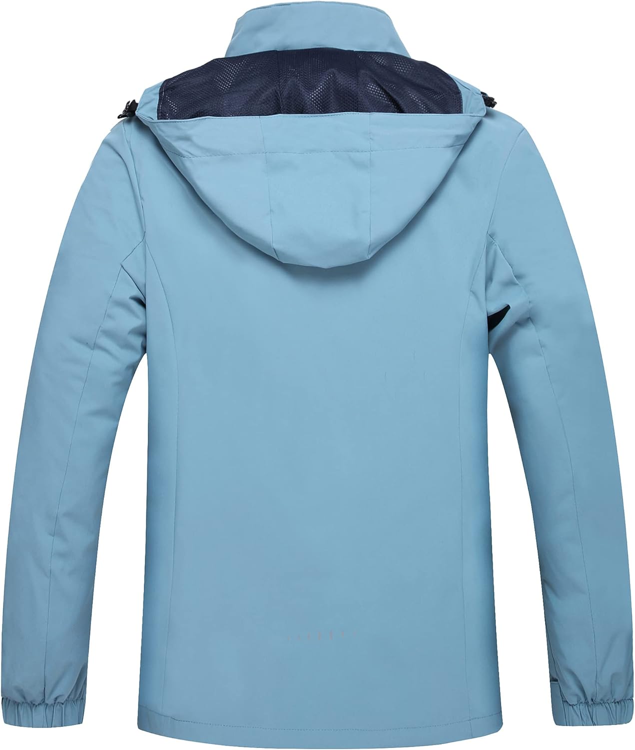 Men's Lightweight Waterproof Rain Jacket,Shell Hooded Outdoor Raincoat Hiking Windbreake jacket